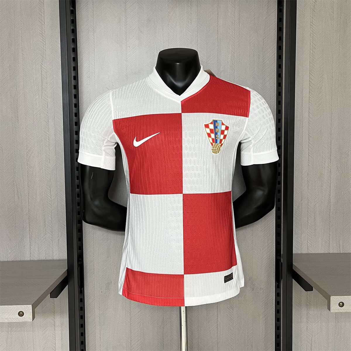Croatia 2024/25 Euro Home Jersey Player Version detalj 2