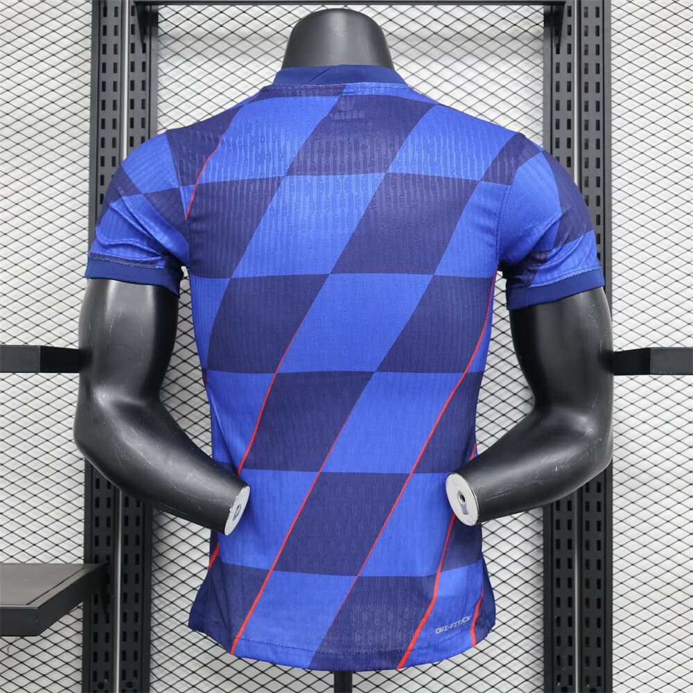 Croatia 2024/25 Euro Away Jersey Player Version detalj 4