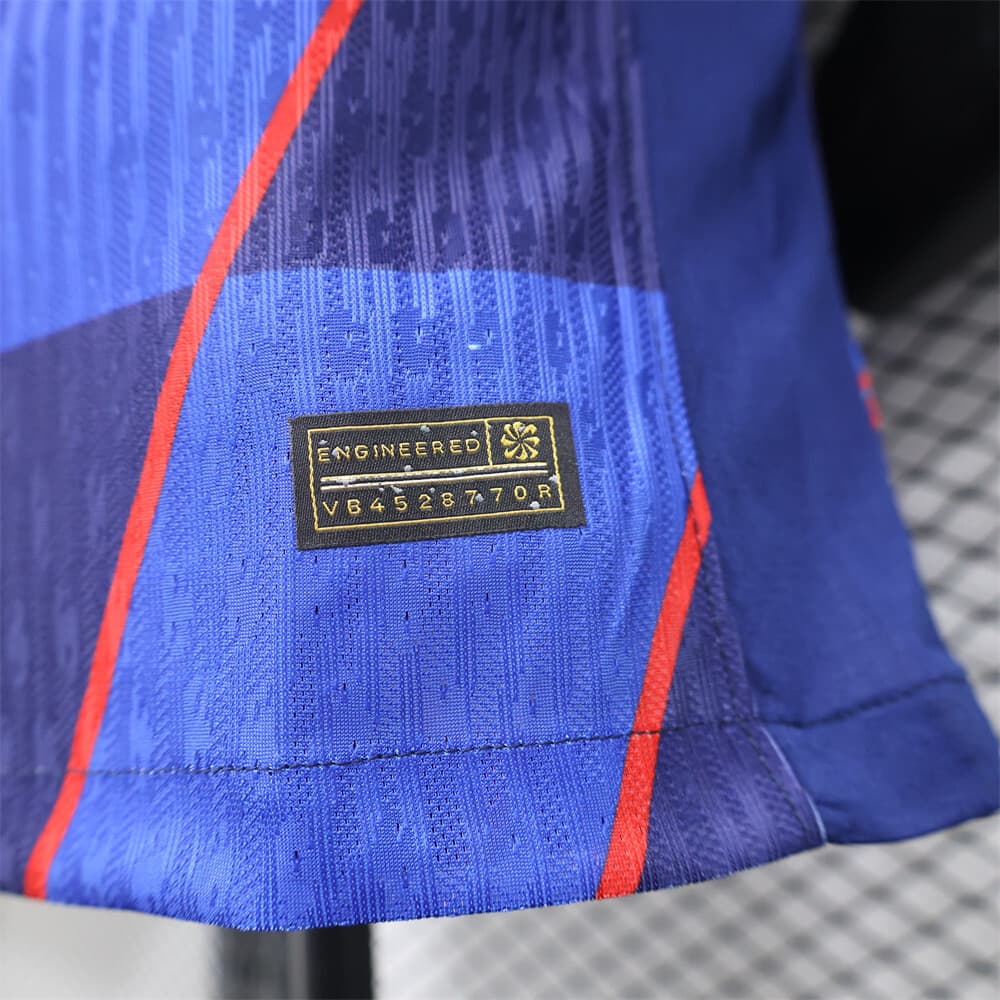 Croatia 2024/25 Euro Away Jersey Player Version detalj 5