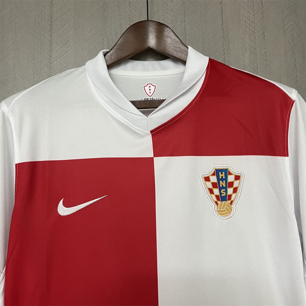 Croatia 2024/25 Euro Home Jersey detalj 3