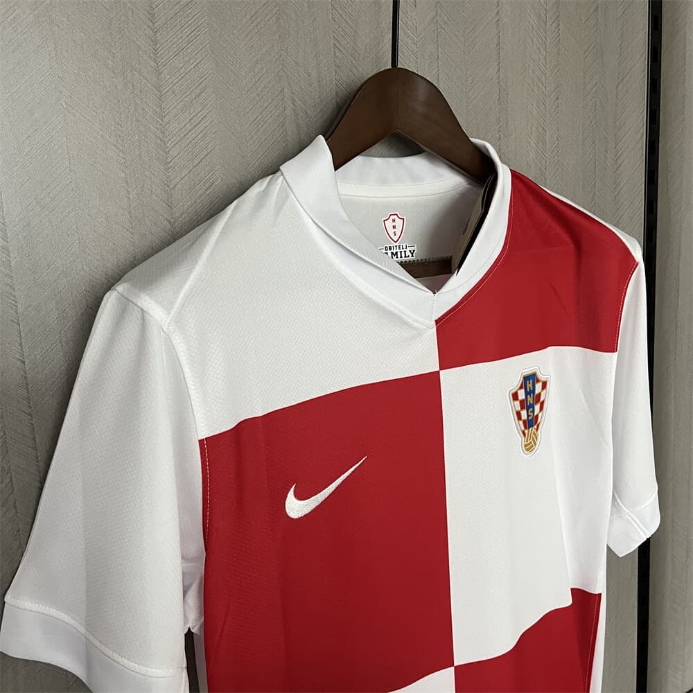 Croatia 2024/25 Euro Home Jersey detalj 6