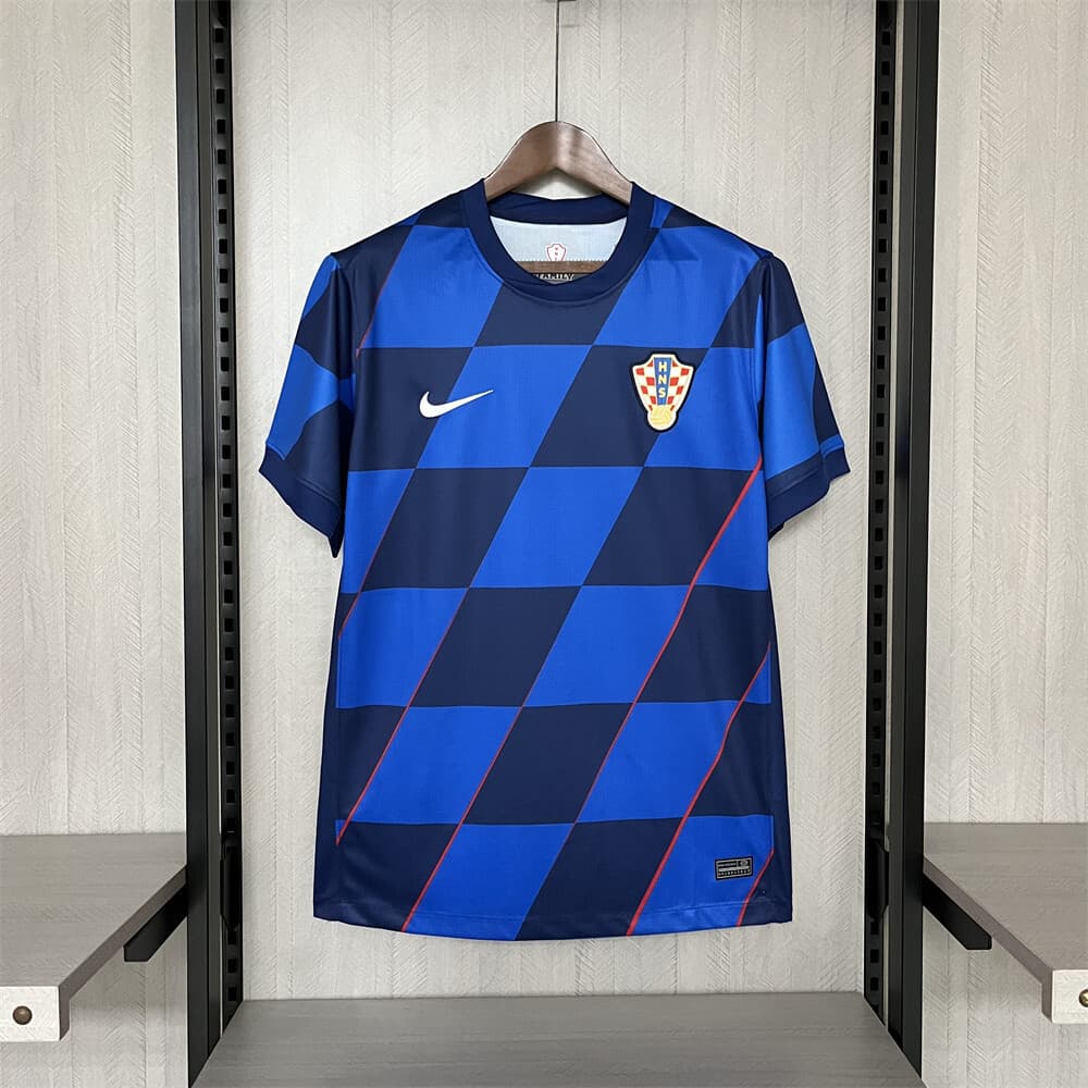 Croatia 2024/25 Euro Away Jersey detalj 2