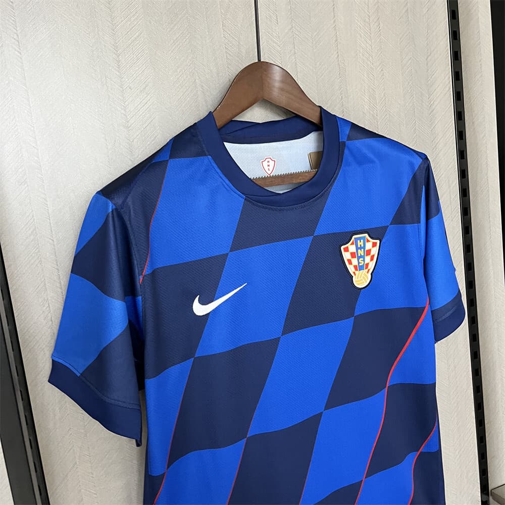 Croatia 2024/25 Euro Away Jersey detalj 6