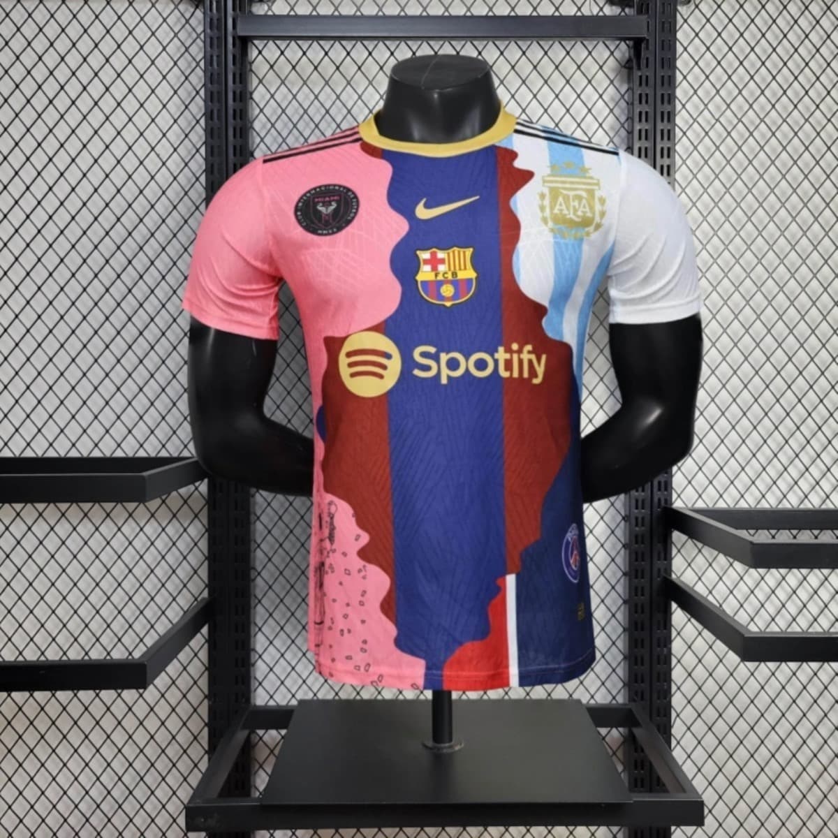 25/26 Barcelona/Inter Miami/PSG/Argentina Messi 10 Commemorative Edition jersey Player Version S-XXL detalj 4