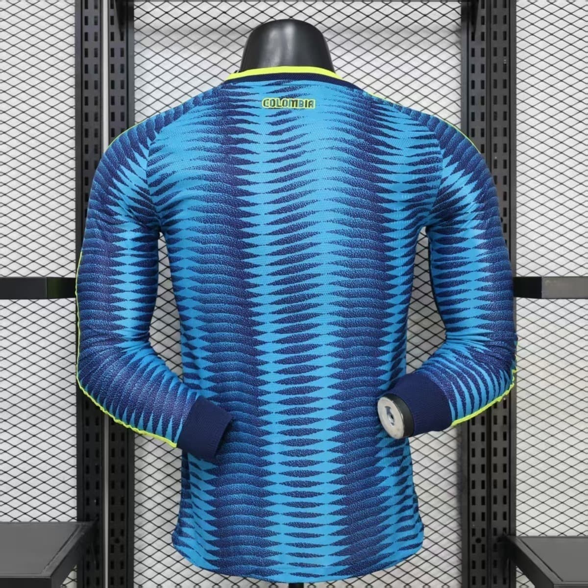Colombia 2026 World Cup Away Jersey Player Version Long Sleeve S-XXL detalj 5