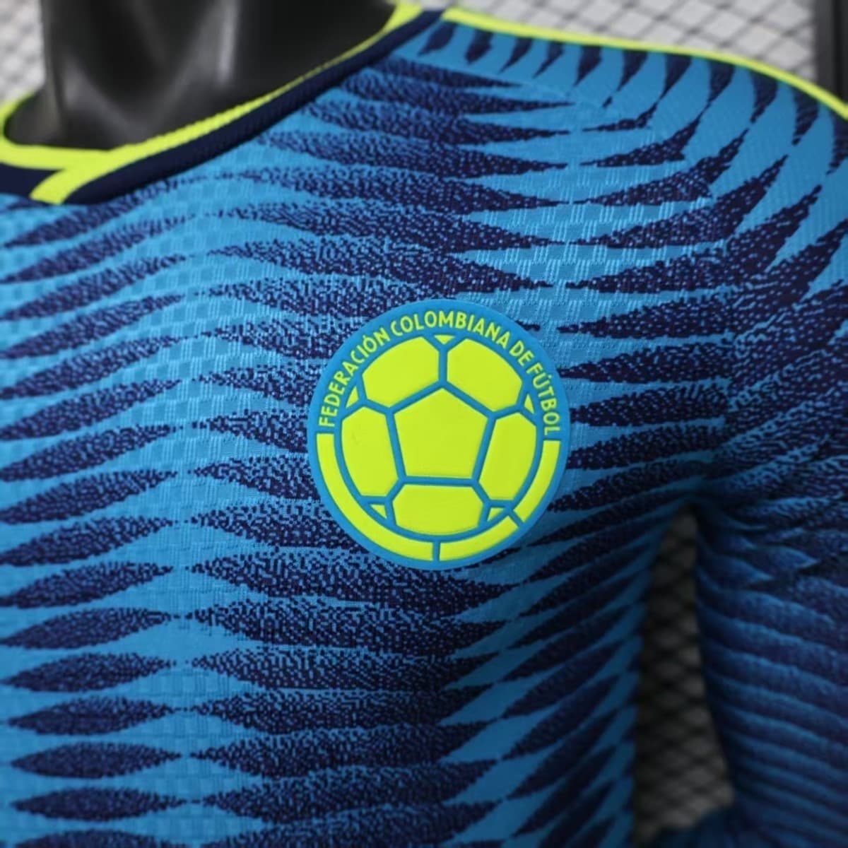 Colombia 2026 World Cup Away Jersey Player Version Long Sleeve S-XXL detalj 7