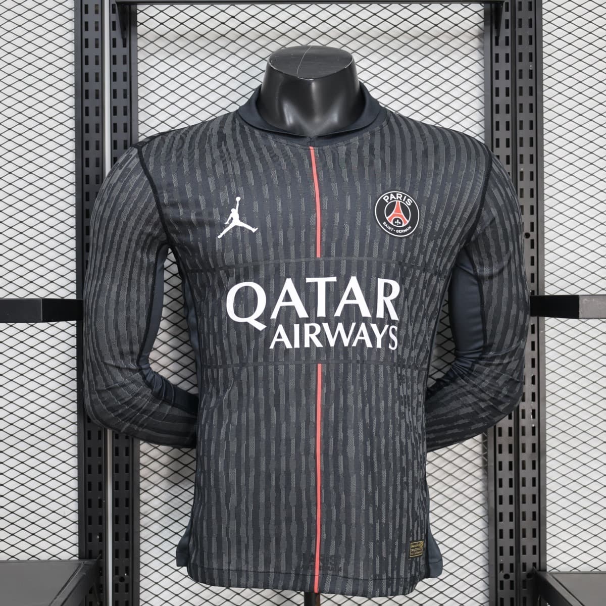 2025/26 PSG Third Away jersey Player Version Long Sleeve S-XXL detalj 2