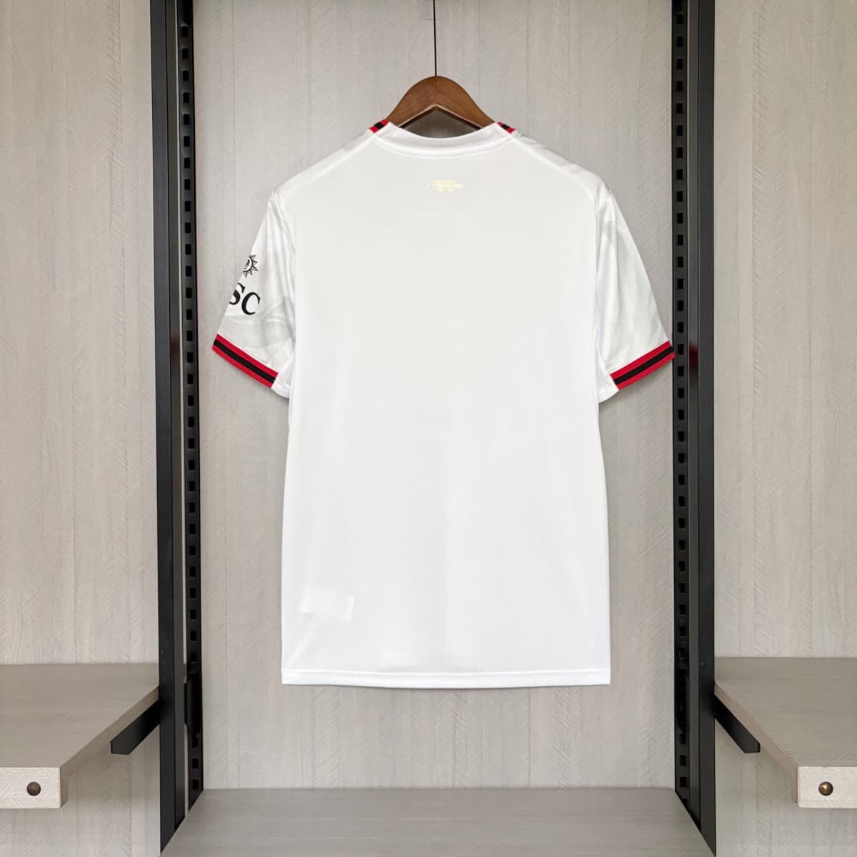 2025/26 AC Milan x Slam Jam White Jersey Fan Version S-4XL detalj 2