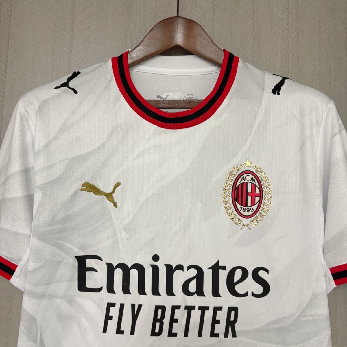 2025/26 AC Milan x Slam Jam White Jersey Fan Version S-4XL detalj 9