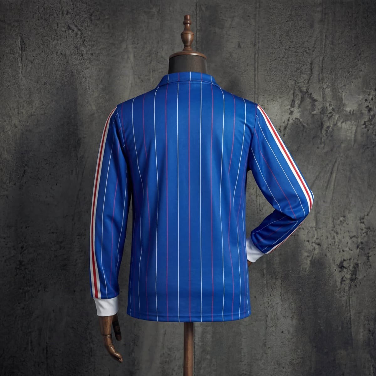 Retro 1980/82 France Home Jersey Long Sleeves Fan Version S-XXL detalj 2