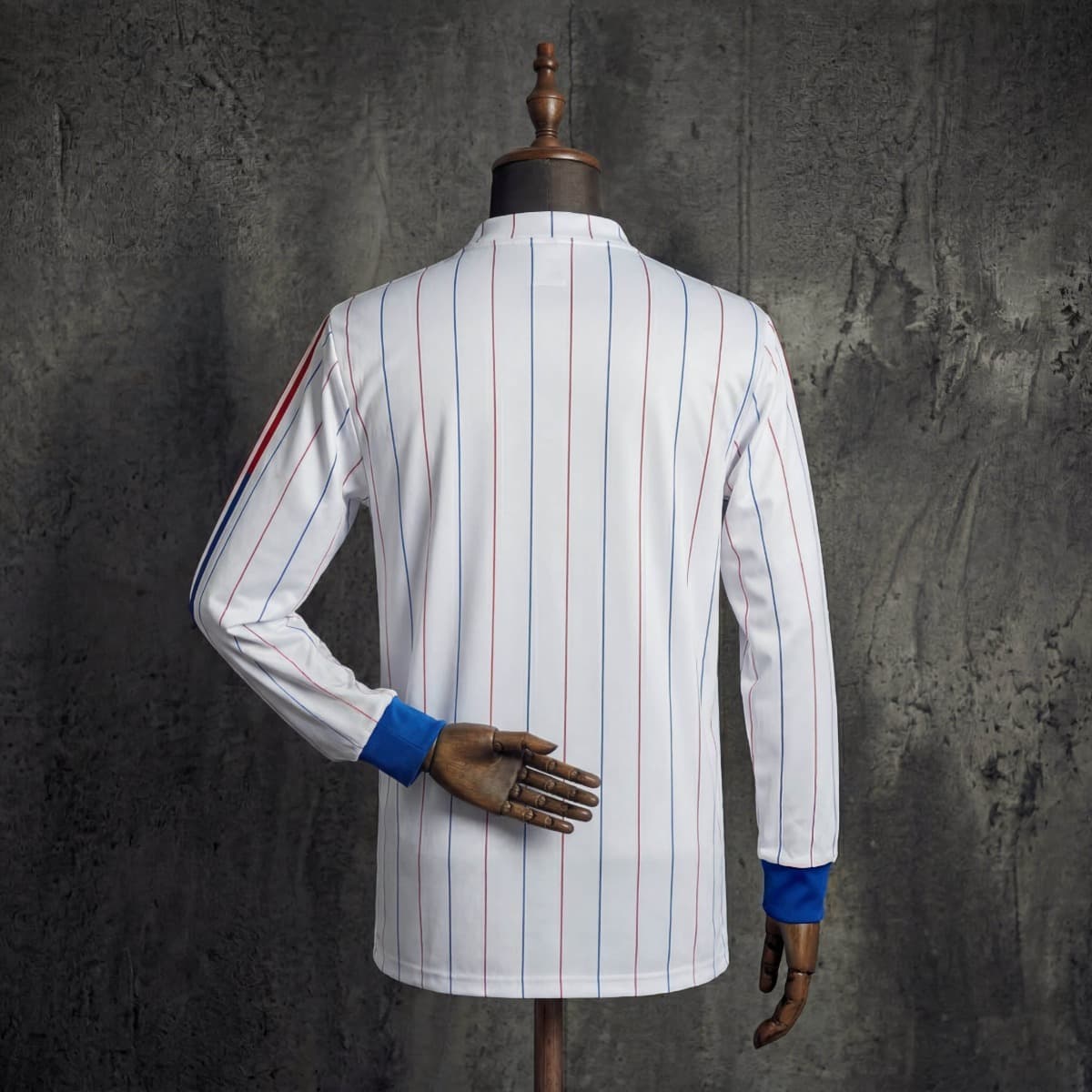Retro 1980/82 France Away Jersey Long Sleeves Fan Version S-XXL detalj 2