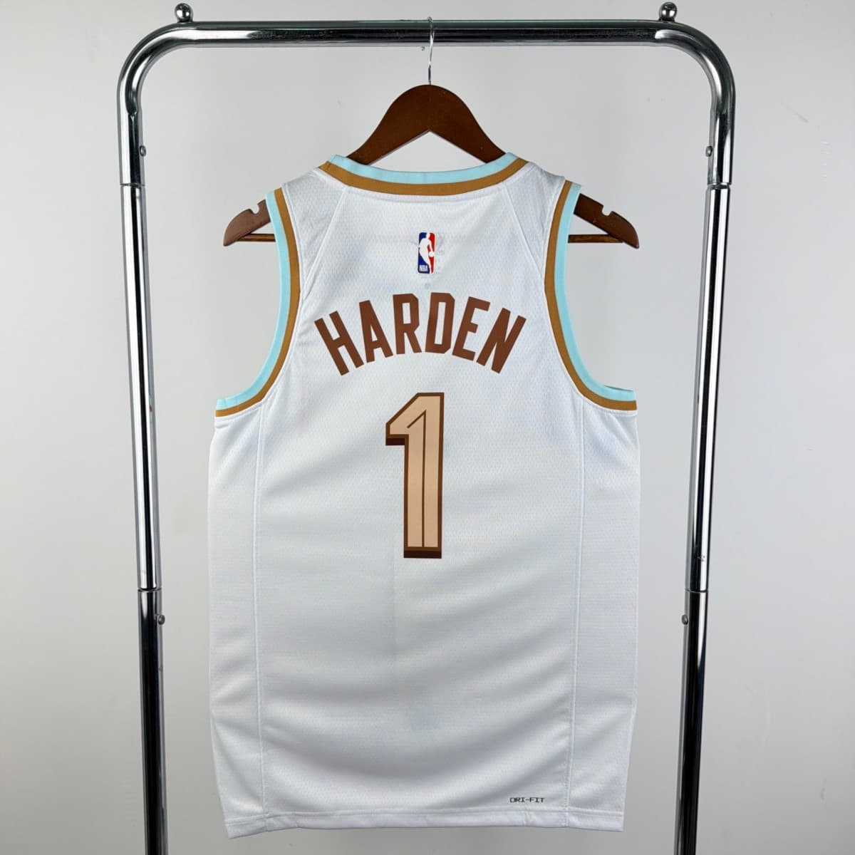 Cleverland Cavaliers Round Neck White Jersey HARDEN#1 S-XXL detalj 3