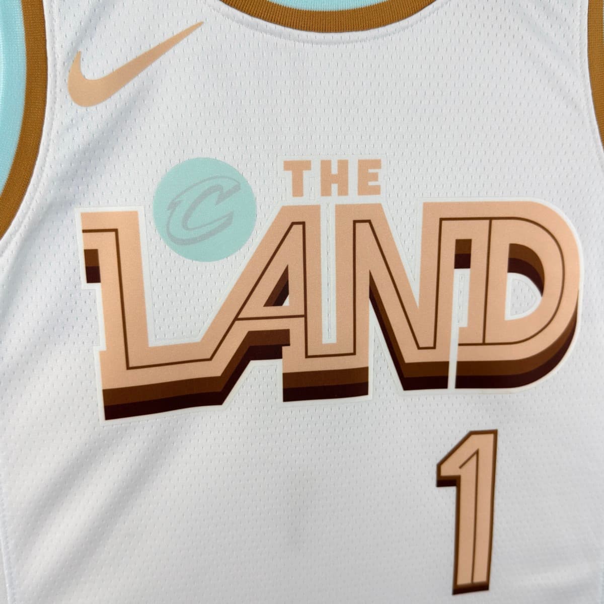 Cleverland Cavaliers Round Neck White Jersey HARDEN#1 S-XXL detalj 7