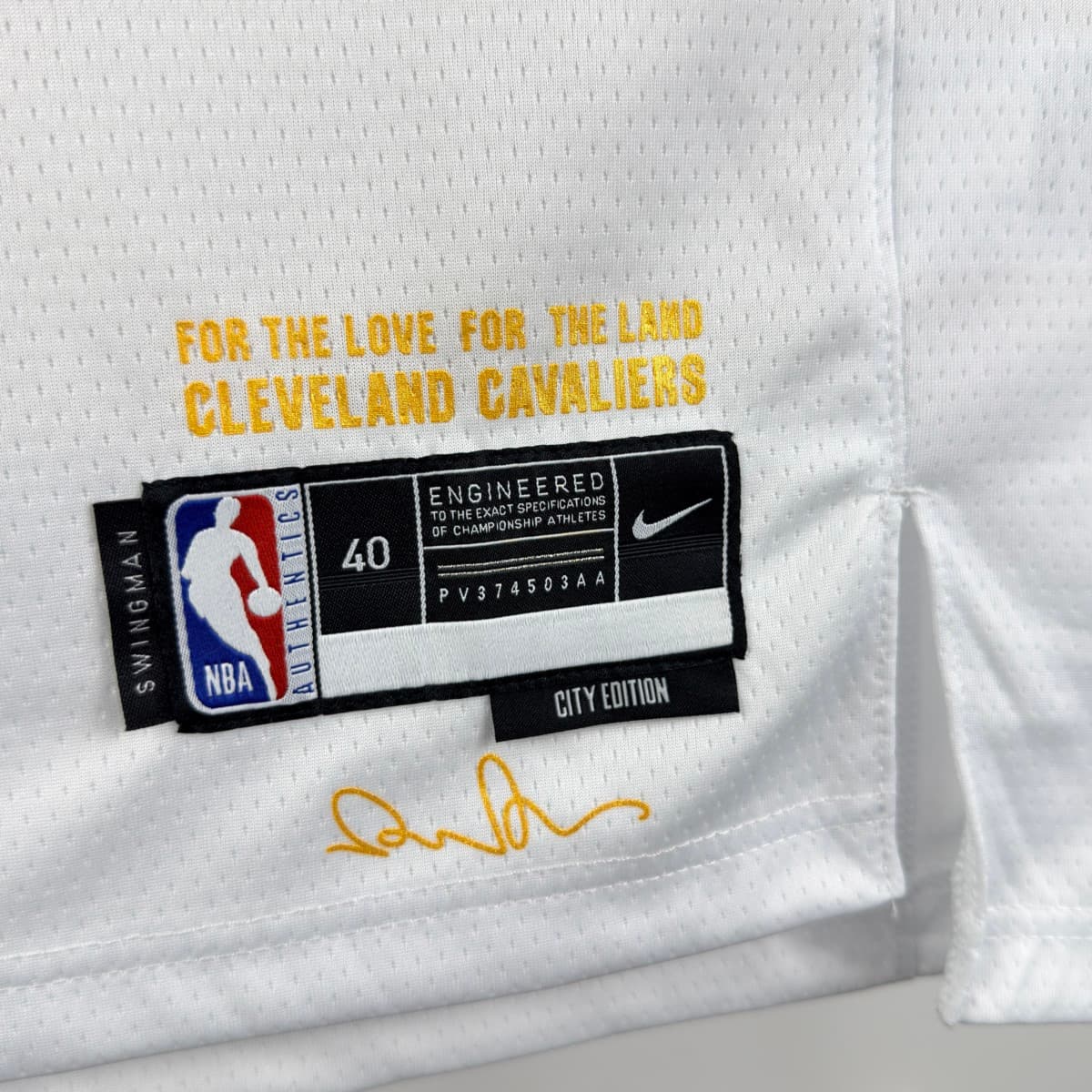 Cleverland Cavaliers Round Neck White Jersey HARDEN#1 S-XXL detalj 8