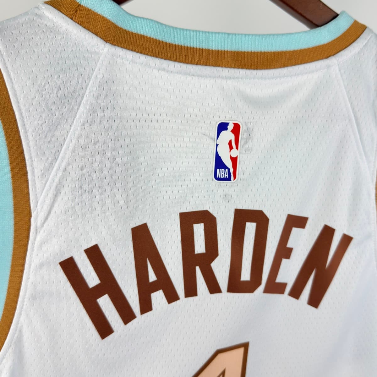 Cleverland Cavaliers Round Neck White Jersey HARDEN#1 S-XXL detalj 10