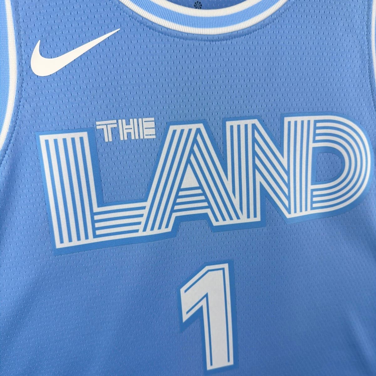 2025 Cleverland Cavaliers Round Neck Blue City Edition Jersey HARDEN#1 S-XXL detalj 5