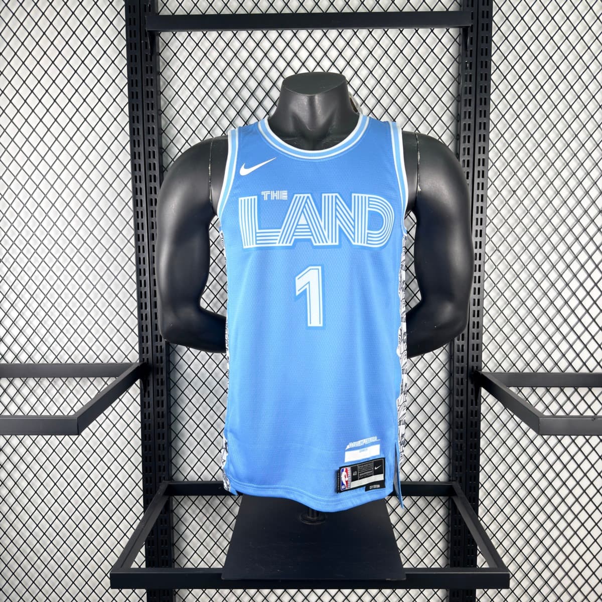 2025 Cleverland Cavaliers Round Neck Blue City Edition Jersey HARDEN#1 S-XXL detalj 10