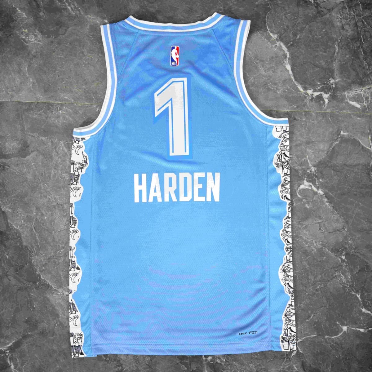 2025 Cleverland Cavaliers Round Neck Blue City Edition Jersey HARDEN#1 S-XXL