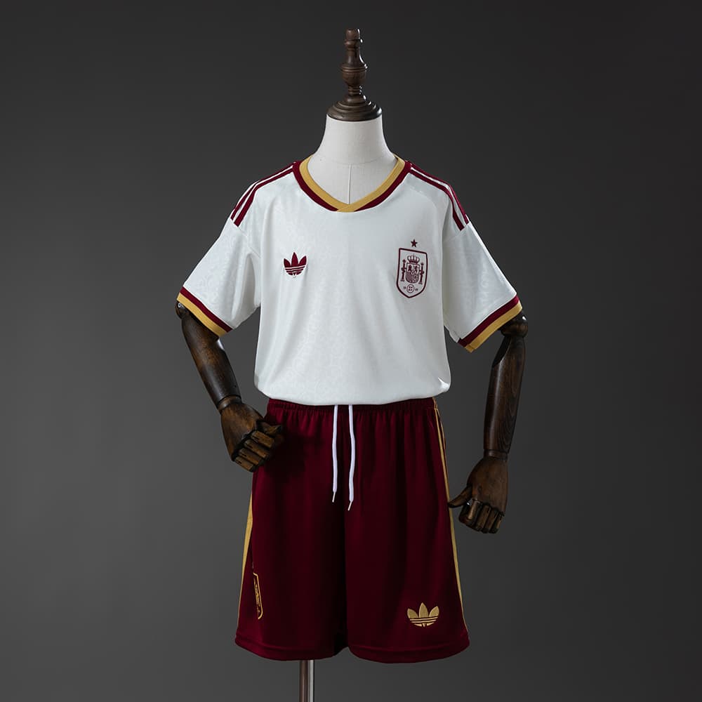Spain 2026 World Cup Away Kid Kits 16-28 detalj 4