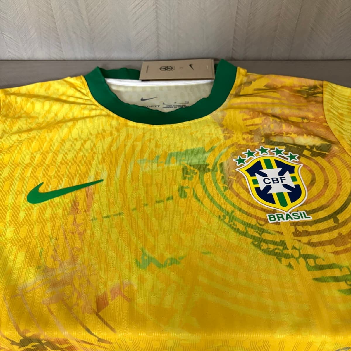 2026 Brazil Yellow Special Edition Jersey Player Version S-XXL detalj 2