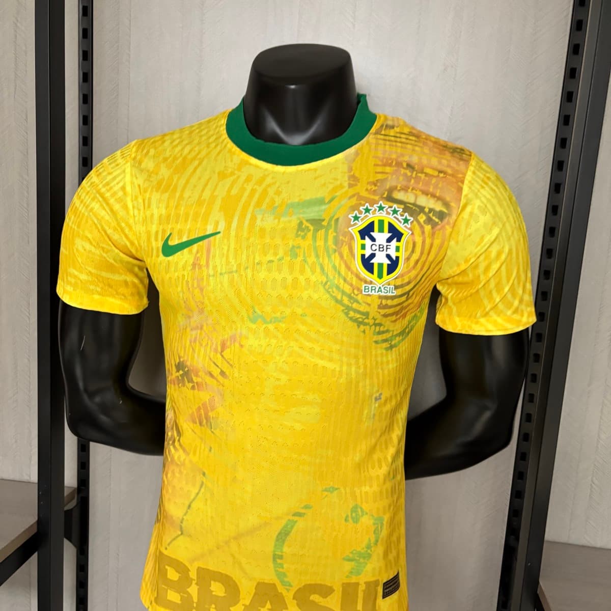 2026 Brazil Yellow Special Edition Jersey Player Version S-XXL detalj 8