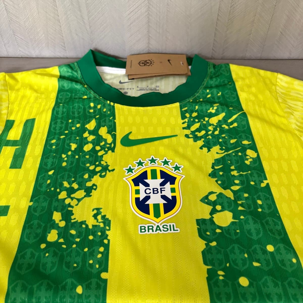 2026 Brazil Special Edition Yellow & Green Jersey Player Version S-XXL detalj 5