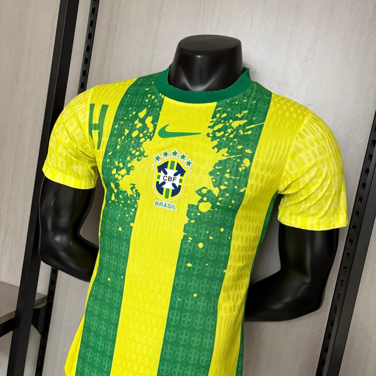 2026 Brazil Special Edition Yellow & Green Jersey Player Version S-XXL detalj 7