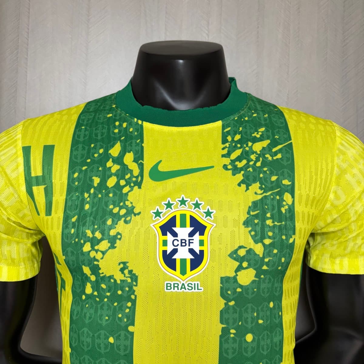 2026 Brazil Special Edition Yellow & Green Jersey Player Version S-XXL detalj 10