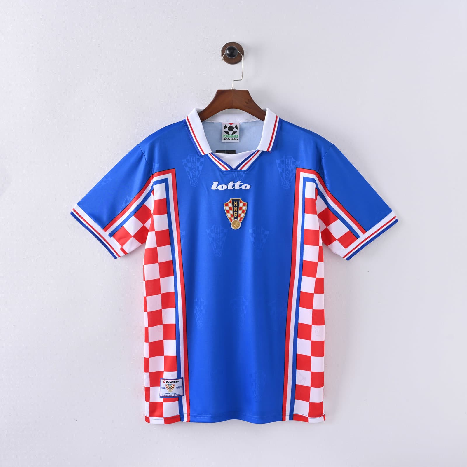 1998 Croatia Away Retro Soccer Jersey detalj 2