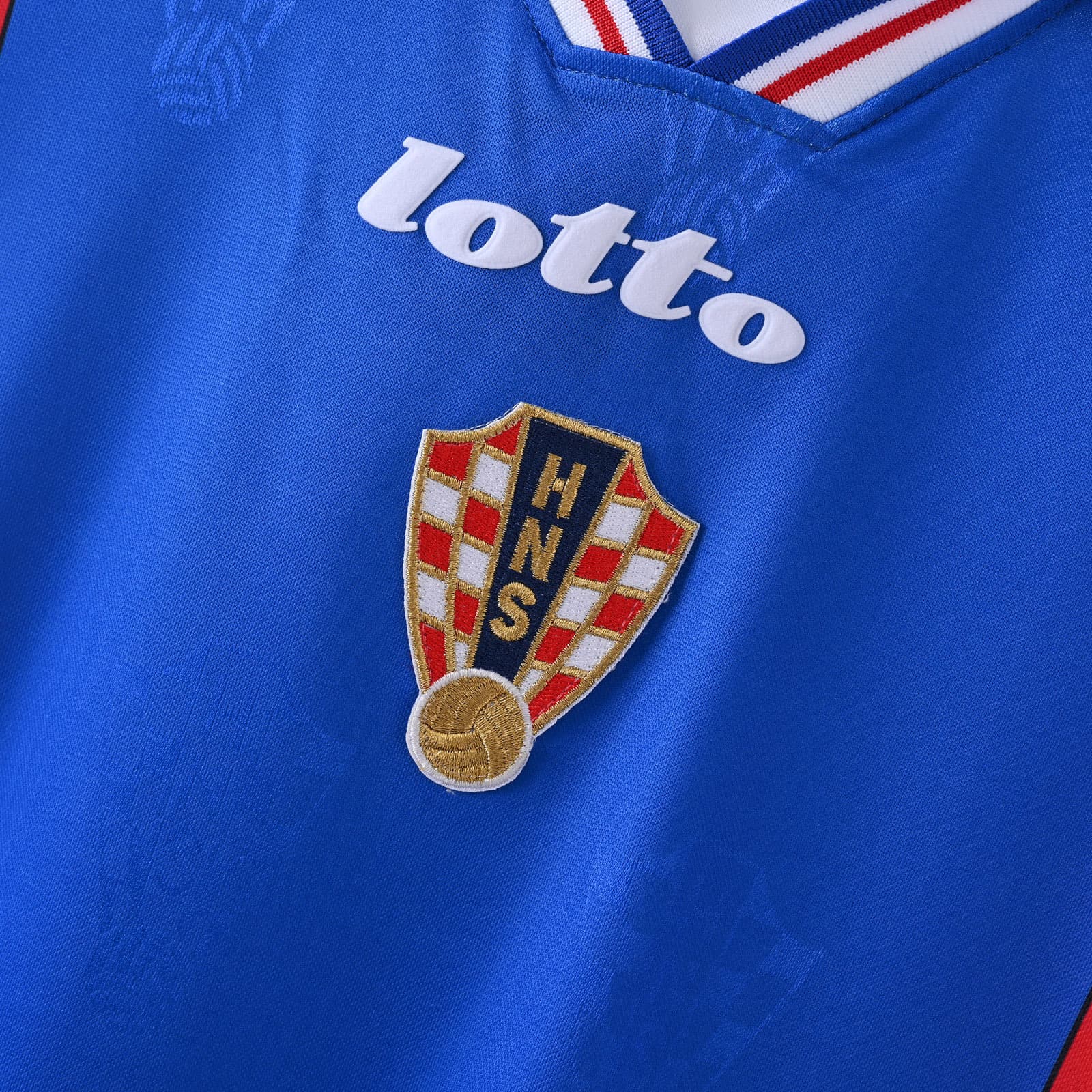 1998 Croatia Away Retro Soccer Jersey detalj 5