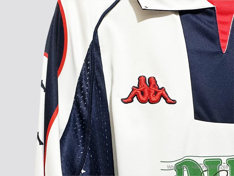 99/01 Red Star Belgrade away long sleeve retro soccer jersey size S-2XL detalj 5