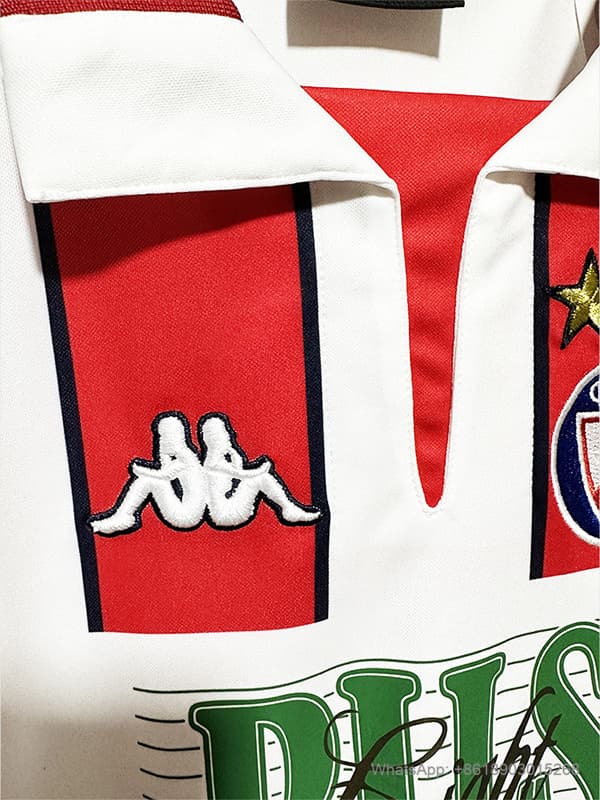 99/01 Red Star Belgrade home long sleeve retro soccer jersey size S-2XL detalj 6
