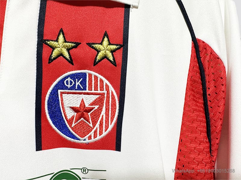 99/01 Red Star Belgrade home retro soccer jersey size S-2XL detalj 7