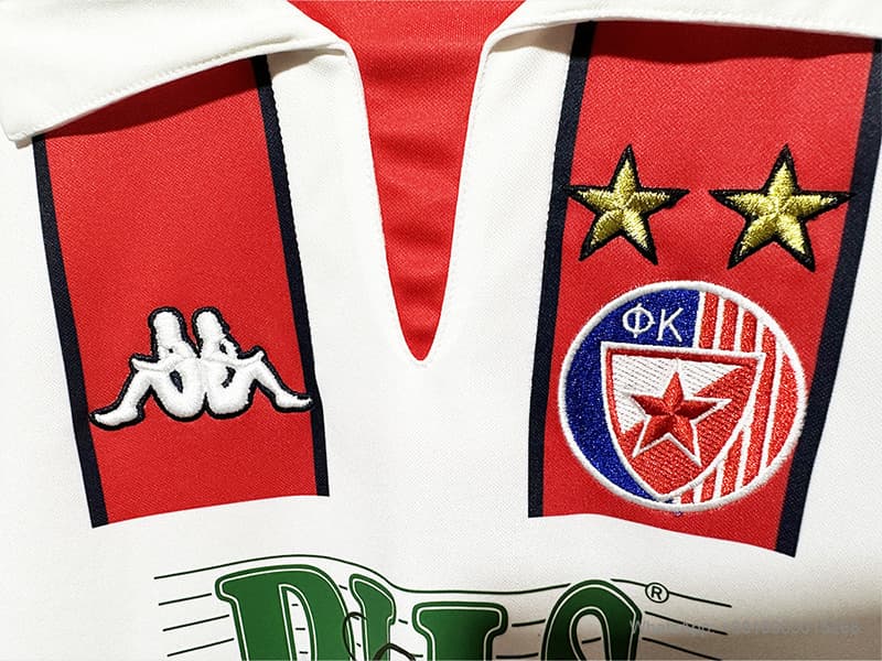99/01 Red Star Belgrade home retro soccer jersey size S-2XL detalj 9