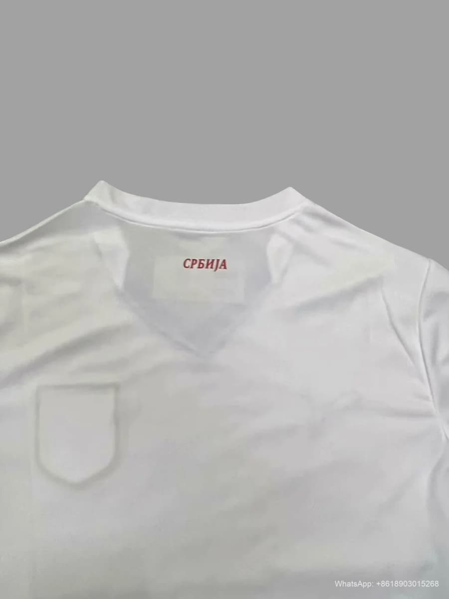 2024 Serbia away soccer jersey size S-4XL detalj 2