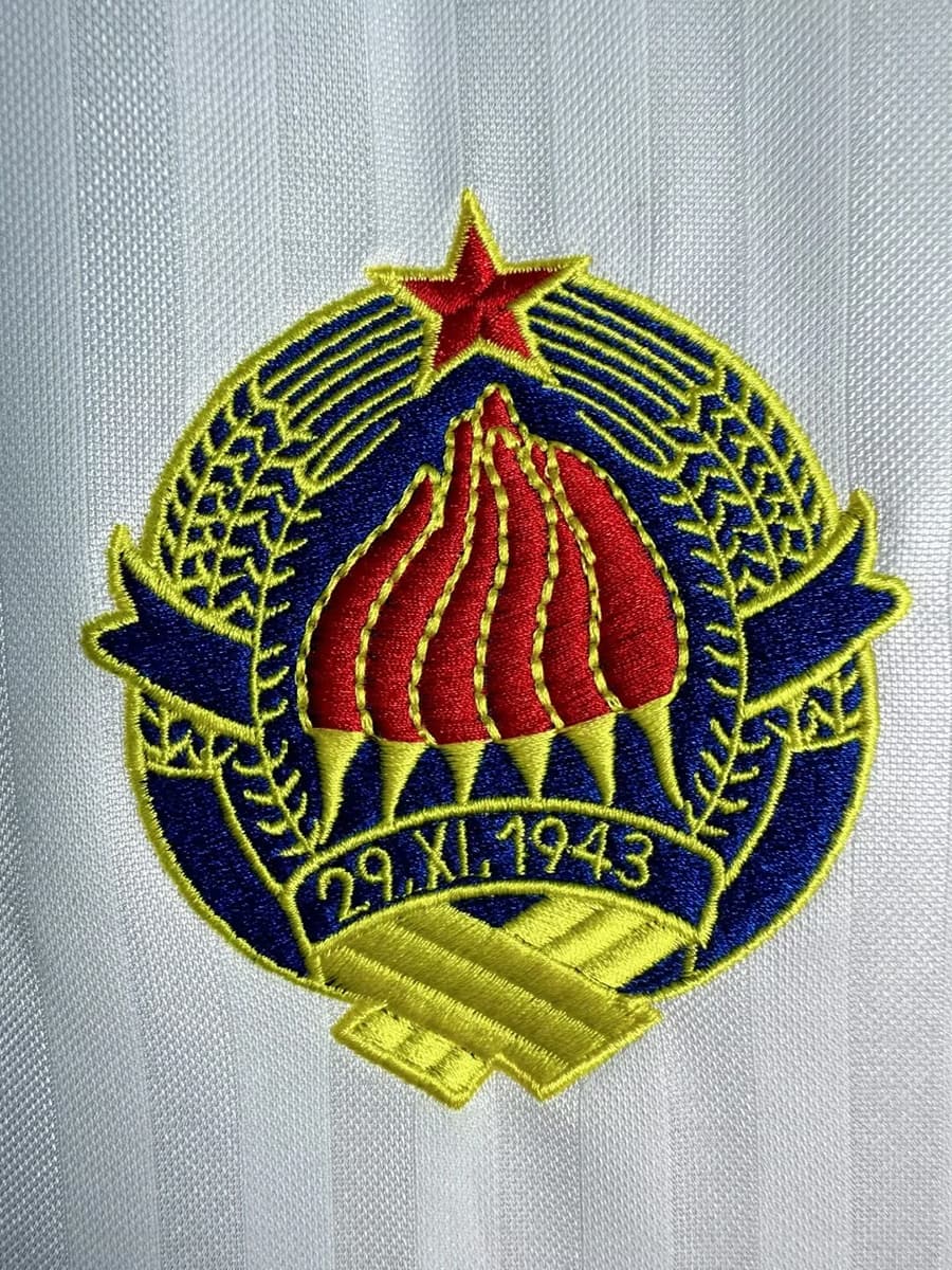 1990 Yugoslavia Away Retro Soccer Jersey detalj 3