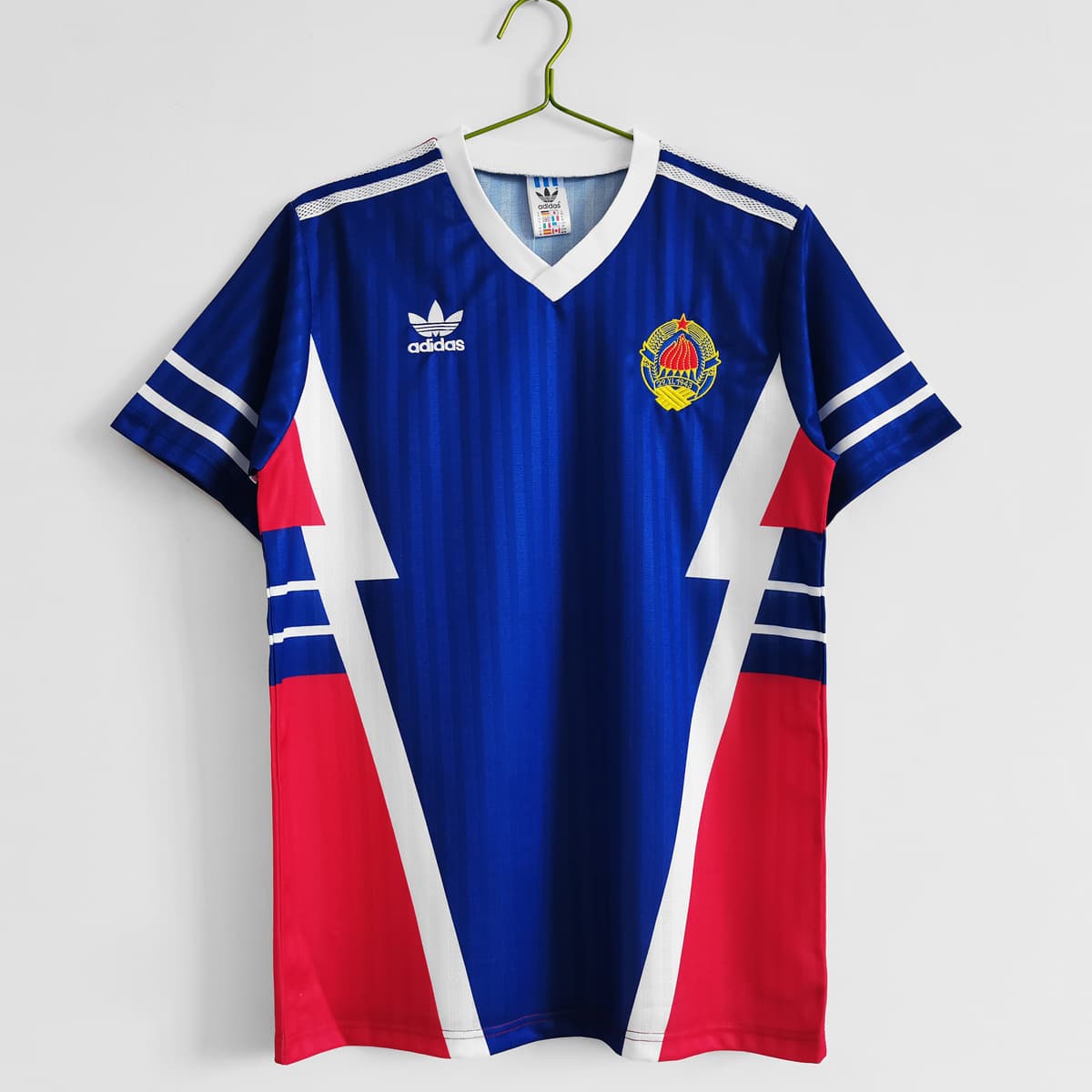1990 Yugoslavia Home Retro Soccer Jersey detalj 2
