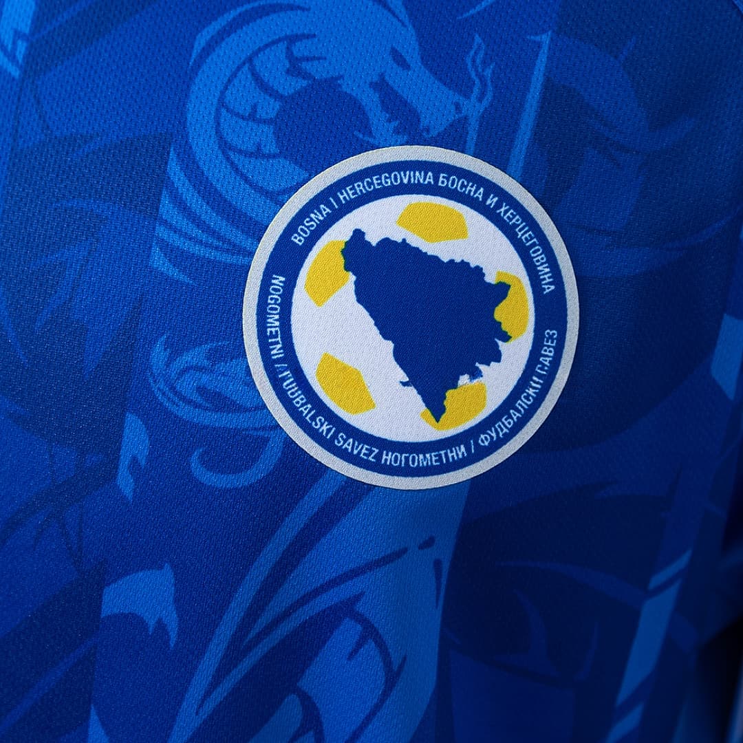 2025 Bosnia and Herzegovina Home Soccer Jersey detalj 5
