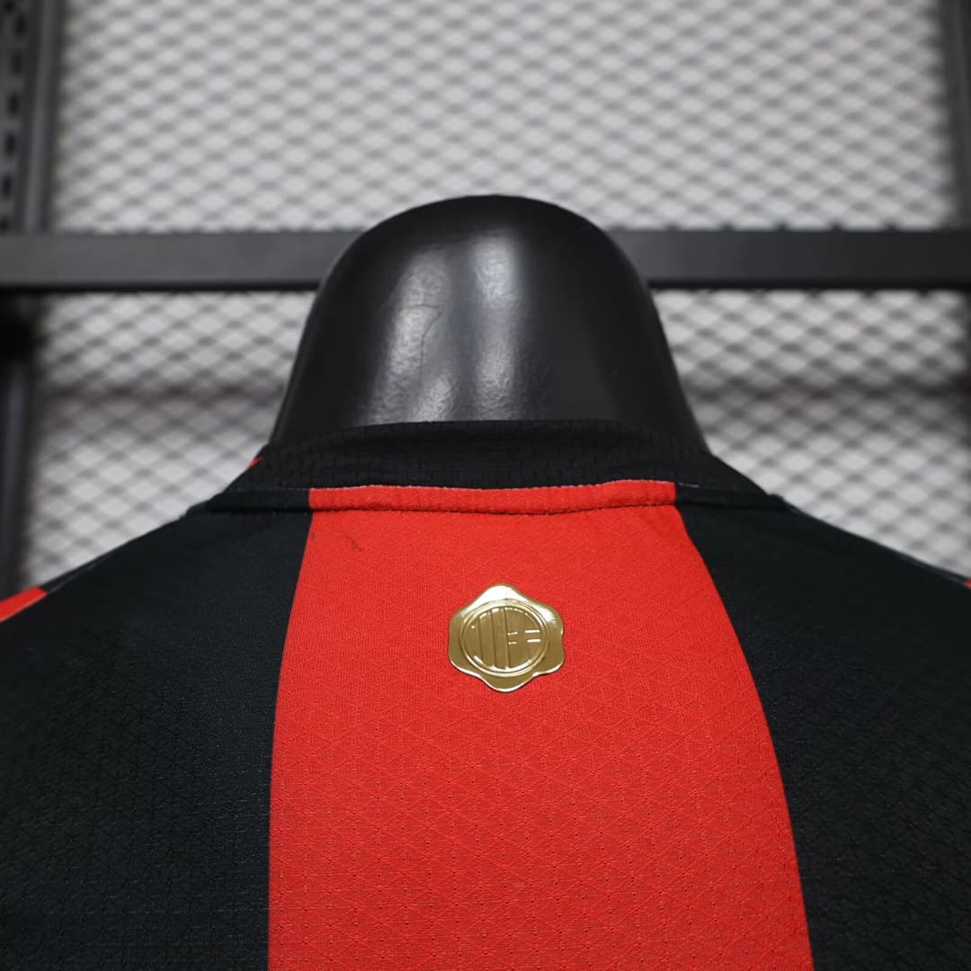 26/27 AC Milan Home Long Sleeve Player Version Soccer Jersey detalj 11