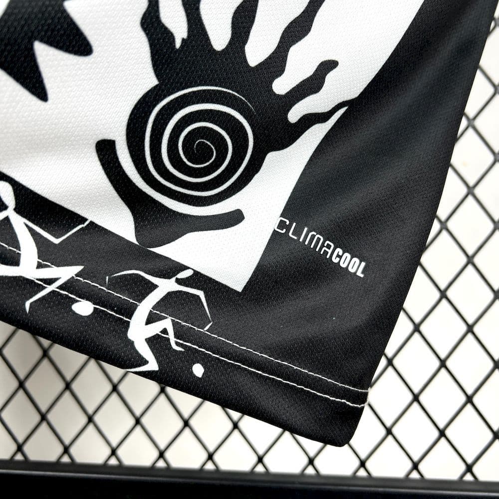 2026 Mexico Special Edition Aztec White Black Soccer Jersey detalj 3