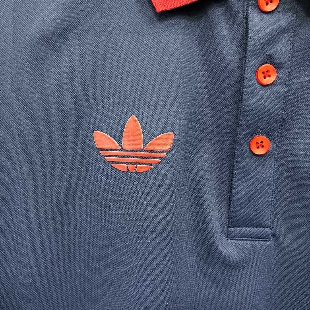 2026 Spain Navy Red Polo detalj 5