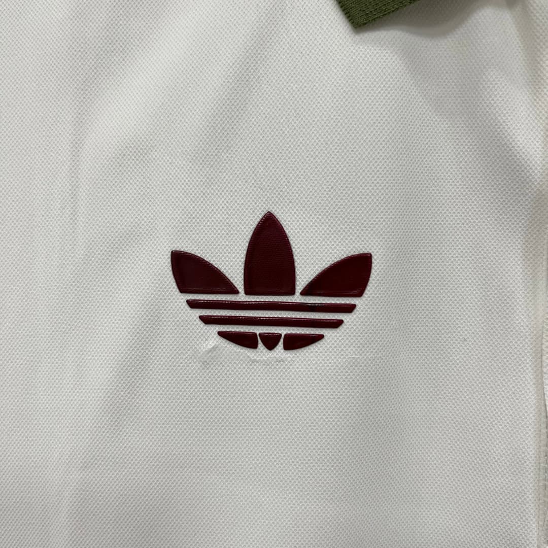 2026 Spain White Dark Green Red Polo detalj 6