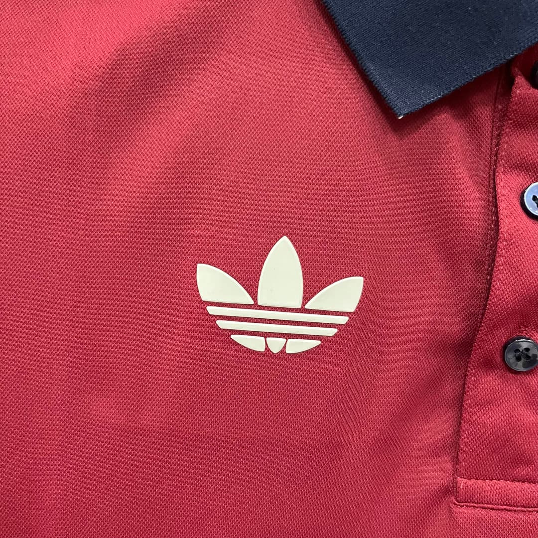 2026 Spain Red Navy Polo detalj 6