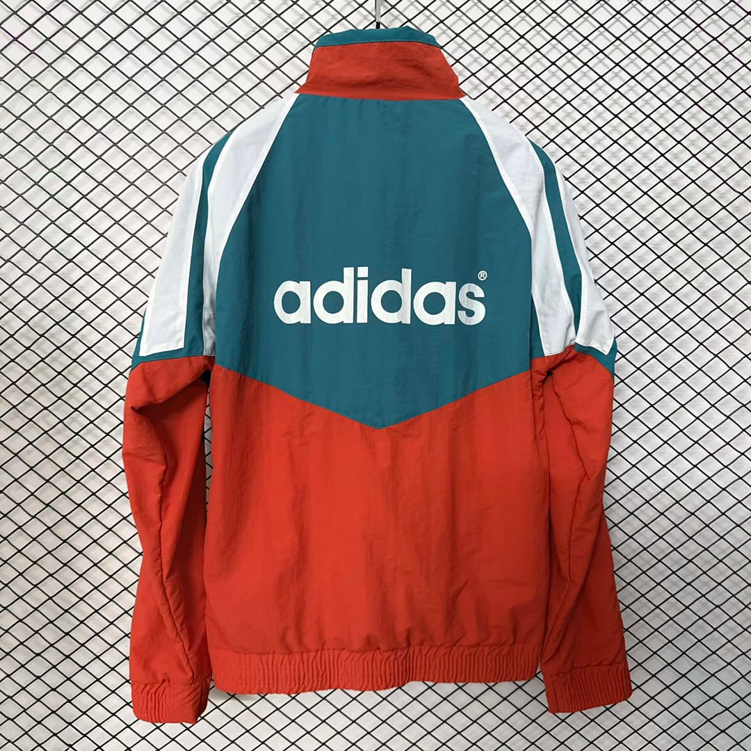92/93 Liverpool Centenary Red Green Windbreaker detalj 5