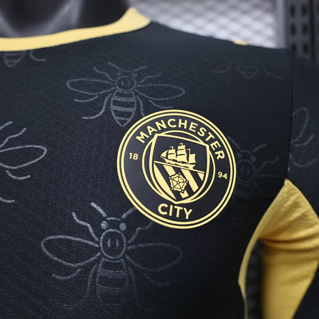 26/27 Manchester City Away Long Sleeve Player Version Soccer Jersey detalj 8