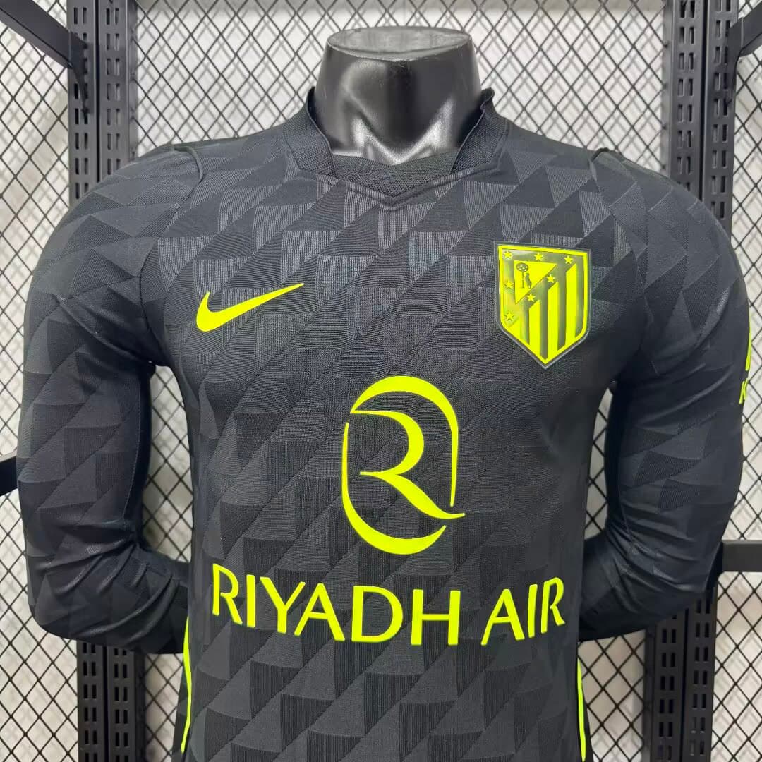 26/27 Atletico Madrid Away Long Sleeve Player Version Soccer Jersey detalj 10