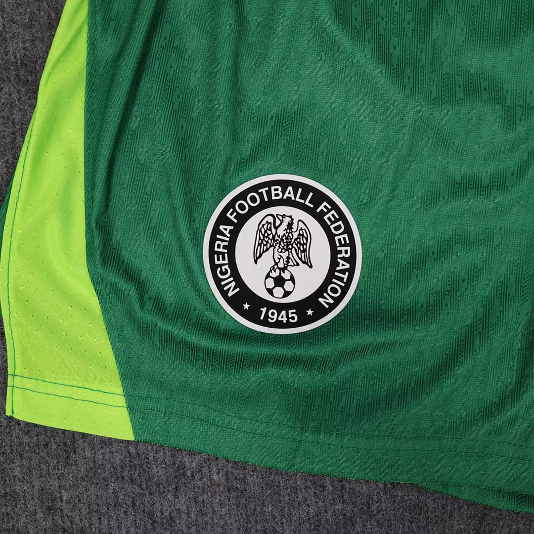 2026 Nigeria Home Soccer Shorts detalj 3