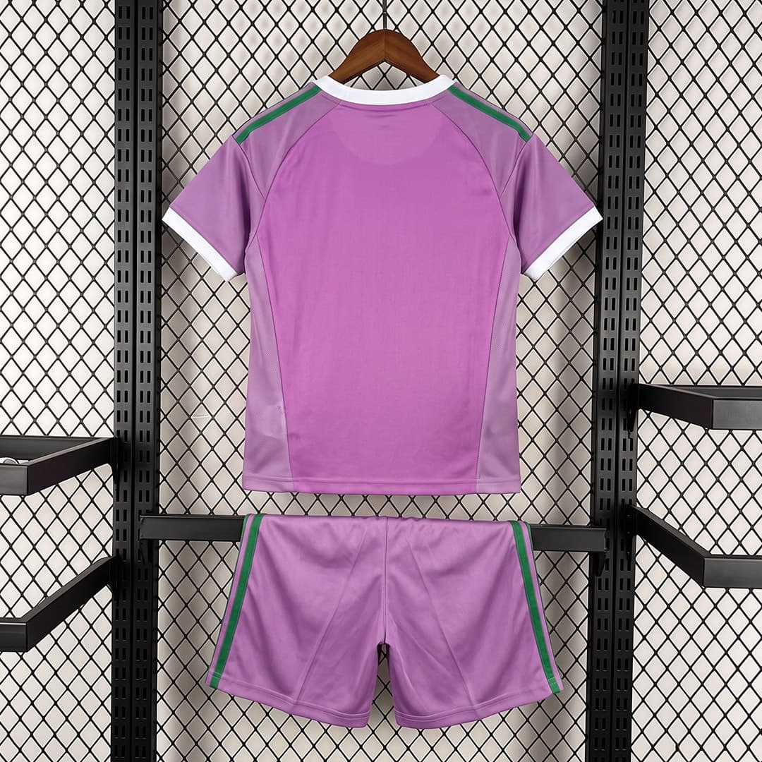 26/27 Leeds United Goalkeeper 1 Kids Soccer Jersey detalj 2
