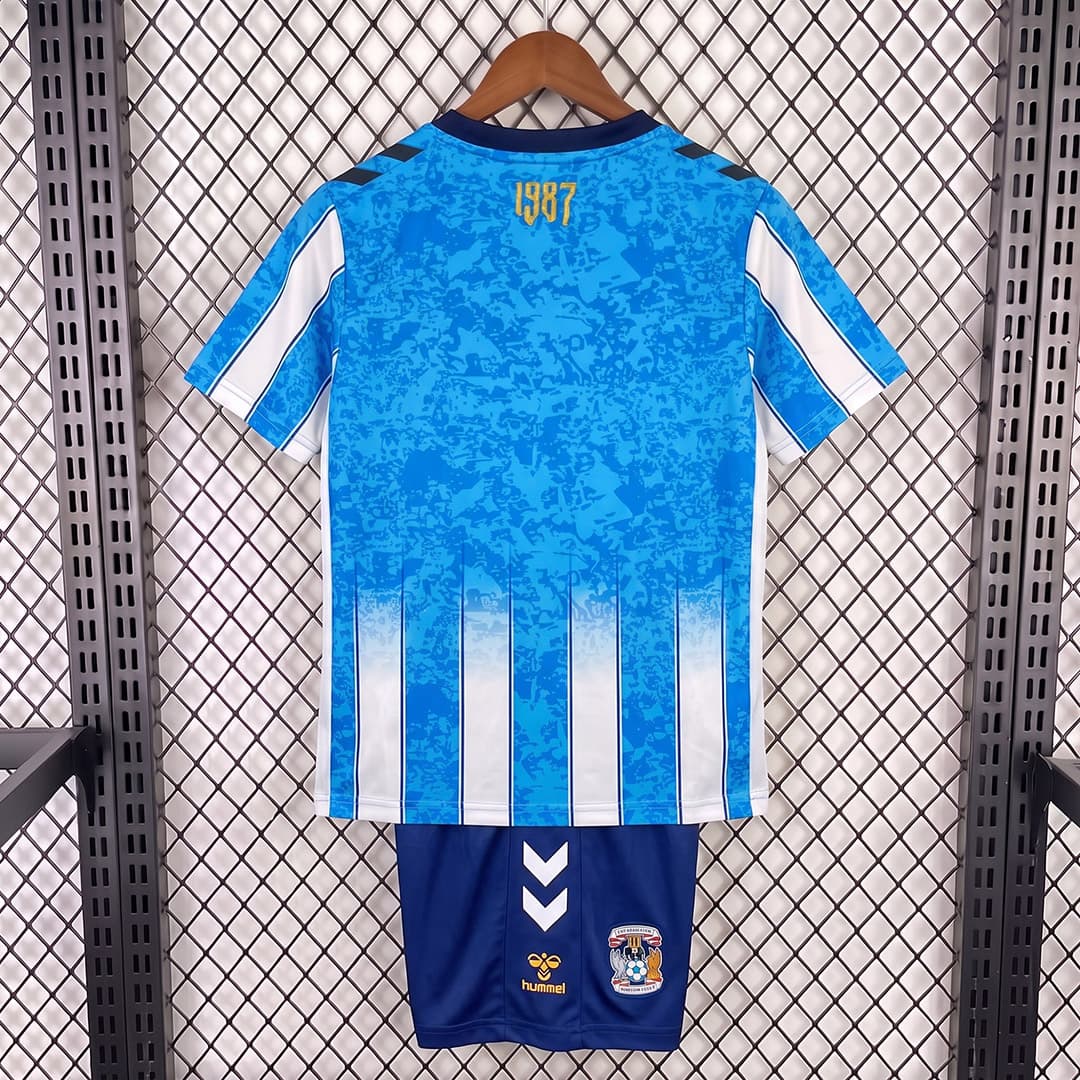 26/27 Coventry City Home Kids Soccer Jersey detalj 2