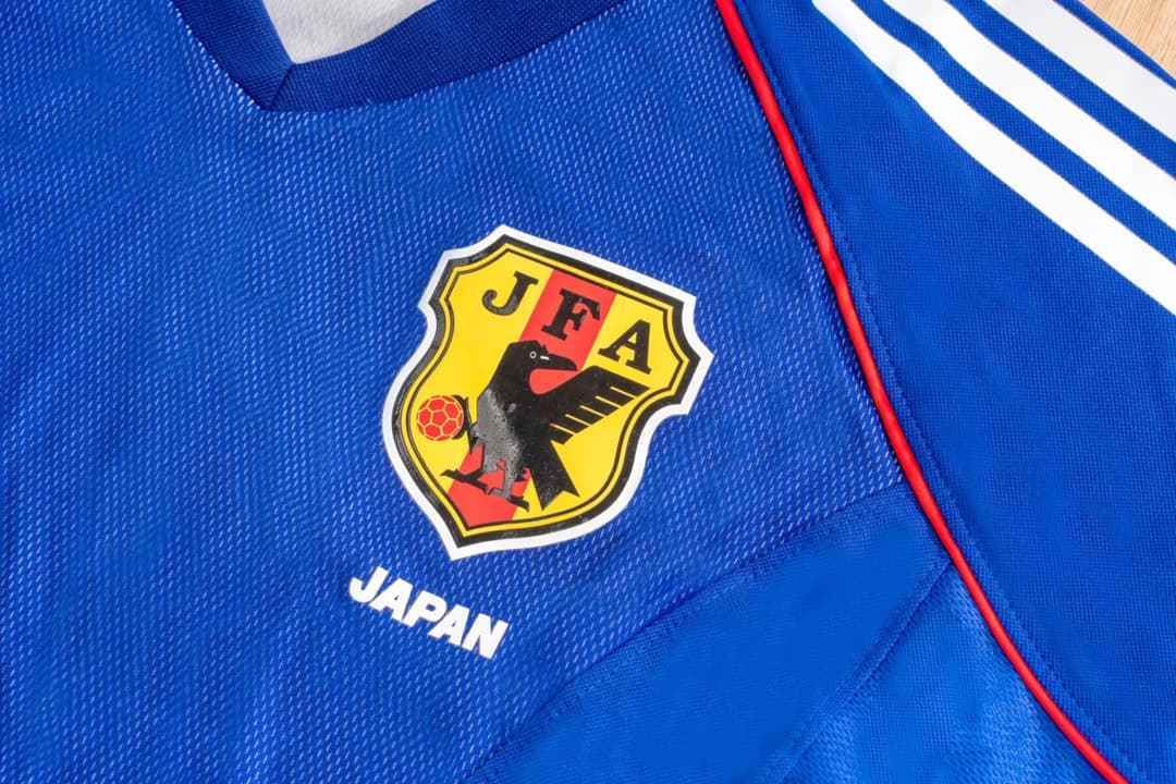 2002 Japan Home Retro Soccer Jersey detalj 6